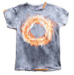 ORANGE WHIRL TSHIRT